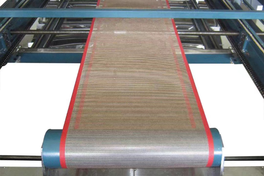 Hochtemperaturbeständiges PTFE-Netzband. PTFE-Netzförderband