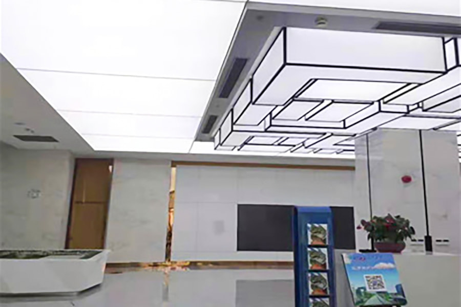 Dekorative feuerfeste Decke aus silikonbeschichtetem Fiberglas